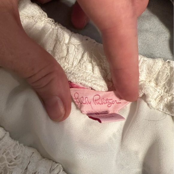 Lilly Pulitzer lace strapless romper - Picture 5 of 5